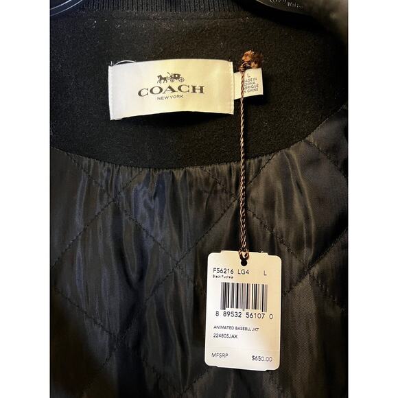 Coach Varsity Jacket Women's Size Large - Picture 2 of 3